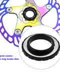 Two Pack Center Lock Locking Ring For Brake Disc Fits 15 To 20mm Thru Axle 44x26x8mm Aluminum Alloy Bike Hub Center Lock
