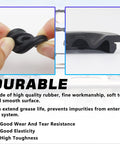 Close-up of 20 Pack Trailer Hub Rubber Grease Plugs for Spindle Axle Dust Caps, showcasing durability and elasticity in design.