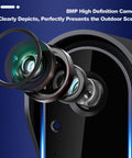 Close-up of deconstructed lens of Smart Video Doorbell System With 1080P Camera, showing 8MP high definition components.