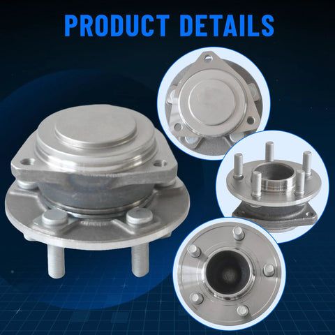 Front Wheel Hub And Bearing Assembly 513325 Compatible With Dodge Challenger 2012 To 2023, Dodge Charger 2012 To 2023