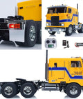 1/14 Scale RC DIY Tractor Truck 6x4 For Tamiya Chassis 56304 With 3-Speed Transmission, Light And Sound System, Ready To Run RTR Flysky Radio