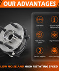 Front Wheel Hub Bearing Assembly With ABS Durable Replacement Ride Ready For Mercury Mountaineer 1997 To 2001 Ford Explorer shown