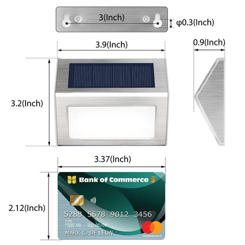 Outdoor Solar Step Lights Waterproof LED Stair Lights For Steps Stainless Steel Garden Yard Patio Deck Cool White Light 10 Pack Weatherproof Pathway Accent Lighting For Outdoor Steps No Fuss Setup