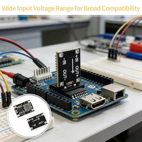 5 Pack DC To DC Buck Converter Module With 6V To 30V Input And 5V Output Mini Step Down Regulator Board on Arduino