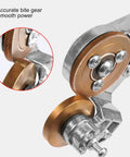 Close-up of Premium High Hardness Steel Electric Drill Metal Shears Attachment Tool showing accurate bite gear for smooth cutting.