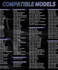 List of car models compatible with the Magnetic M14 X 1.5 Oil Drain Plug Kit including Acura, Audi, Buick, and more.