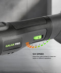 Badass 20V Cordless Oscillating Multi Tool With 15 Piece Accessory Kit And Rapid Charge Lithium Battery six speed dial for adjustable power.