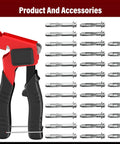 Heavy Duty Molly Bolts For Drywall Kit In Three Sizes 0.12 Inch To 1.28 Inch Metal Hollow Wall Anchors And Screws With Setting Tool 34 Pieces