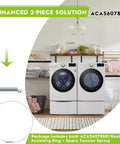Washer Gasket Clamp Assembly With Spare Tension Spring Quick And Easy Repair Kit Includes Gasket Retaining Ring and Spring