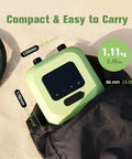 Compact Electric SUP Pump With Battery For Paddle Boards, Dual Stage Inflation, Auto Shut Off, 20 PSI High Pressure