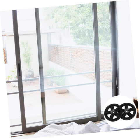 Pro Grade Heavy Duty Roller Guide Wheel Set for Sliding Doors and Barn Door Tracks on glass sliding door