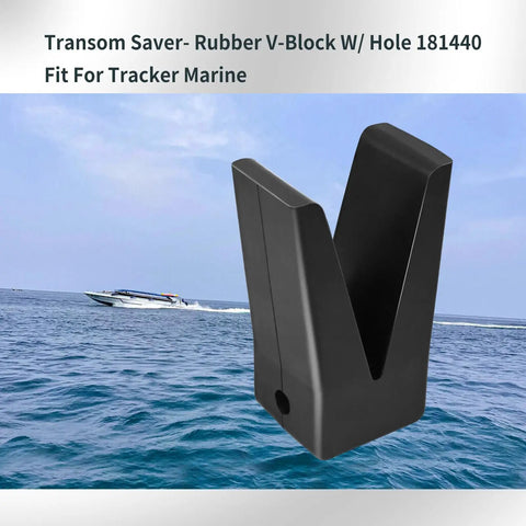Transom Saver Rubber V Block With Hole For Outboard Motors Soft Touch Shock Absorber To Prevent Lower Unit Damage Fits Tracker Marine Boats Tough As Nails Durable Boat Protection Accessory For Long Lasting Vibration Reduction