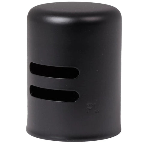 Solid Brass Air Gap Cap Only For Dishwasher 1-5/8 Inch Diameter 2-1/4 Inch Height Matte Black Finish Non Skirted