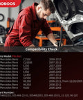 Mechanic checking compatibility for Power Steering Pump For Mercedes-Benz CL550 2009 2010 CLS550 2007 2011 E350 2007 2009