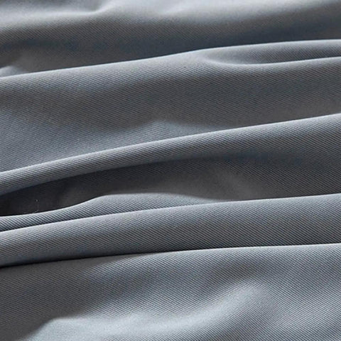 Close-up of grey fabric for Cozy Ergonomic Office Chair Headrest With Memory Foam Neck Support Pillow For All Day Comfort And Quick Naps