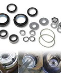 Ford Super Duty Front Axle Seals Kit With Outer Dust Seal Inner Tube Seal Needle Bearing Snap Ring And Thrust Washer For Dana 50 60