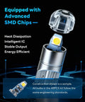 LED bulb from All In One Grab And Go 48 Piece Led Interior Car Lights Kit with SMD chips and heat dissipation features.