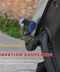 Close-up of vibration dampening feature on 2 Pack Aluminum Light Bar Mounts For Motorcycles And ATVs Fits 0.75 Inch 1 Inch And 1.25 Inch Bars Universal Roof Rack Roll Cage Clamp Bracket With Stable Mounting For LED Light Bars On Bull Bars Roll Cages And Roof Racks For Rugged Off Road Ready.