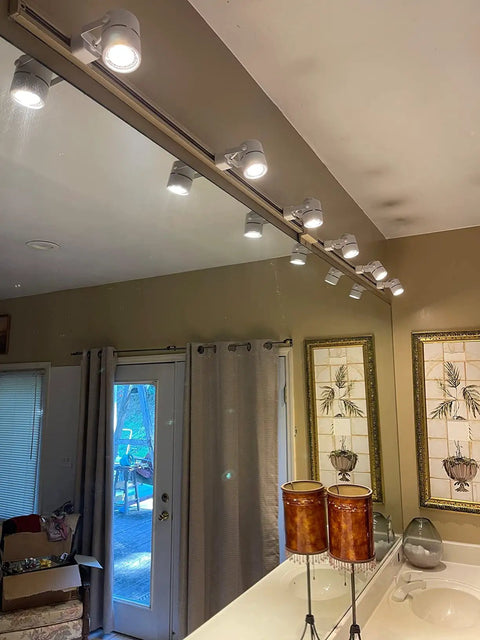 10W H Track LED Heads with 90+ CRI Dimmable Halo Style Linear Track Lighting for Art and Retail Displays Dope Accent Lighting 4000K