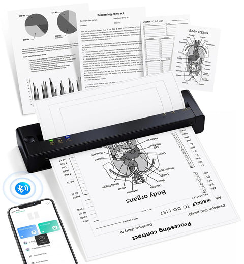 No Brainer Wireless Thermal Printer That Spits Crisp Eight By Eleven Docs Straight From Your Phone Without Inky Mess Sweet For Road Warriors And Campus Crews Needing Fast Prints On The Fly, printing documents.