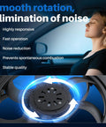 Zero Sweat Direct Swap Slick Heavy Duty Electric Radiator Cooling Fan Replacement For BMW X3 E83 shows smooth rotation and design details.