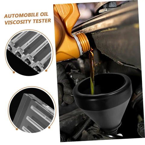 Transmission Oil Viscosity Testing Stand For Auto Maintenance Engine Oil Tester Acrylic Comparator Durable Tool For Precise Viscosity Readings Ideal For Auto Shops And DIY Garages, acrylic oil test stand pouring fluid