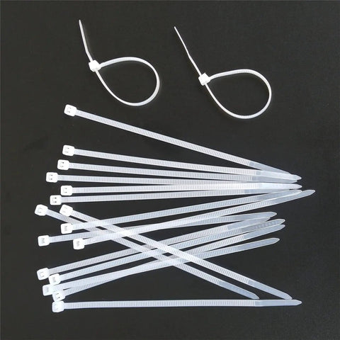 1000 Count 4 Inch Heavy Duty Cable Zip Ties, Premium Nylon Self Locking Wire Ties, 18 Lbs Tensile Strength