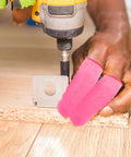 Premium Latex Finger Cots 100 Pack Anti Static Breathable Protective Covers for precise drilling and protection while working.