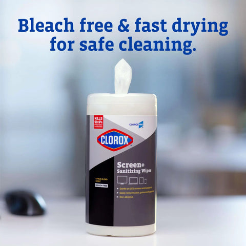 Screen Sanitizing Wipes For Electronics Bleach Free Cleaning Wipes With Citrus Scent 75 Count Non Abrasive And Safe On Screens