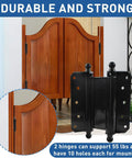 Six Inch Double Action Self Closing Swing Door Hinges Two Way Opening For Cafe Kitchen And Bar Doors Includes Pins And Screws Four Pack Durable Steel Construction For Smooth Quiet Close on wooden doors.