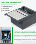 Universal Dual Pole Pump Start Relay 110V 220V Replacement For Irrigation Systems And Water Pumps 24 VAC Compatible PSR110220