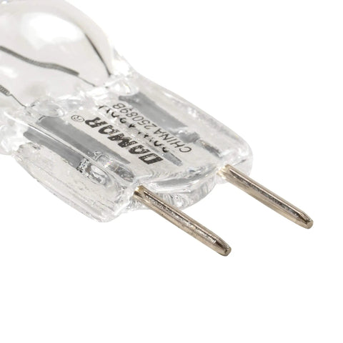 Close-up of Two Pack 20W Halogen Appliance Light Bulbs That Replace GE Microwave Lights Fits WB36X10213 WB08X10050