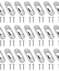 Heavy Duty D Ring Hangers With Screws Pack Of 100 Frame Mount Hardware Kit For Photos Canvas Mirrors Wall Mount Brackets Durable Metal Picture Hanging Hooks For Easy Install And Secure Displays, 100 pcs