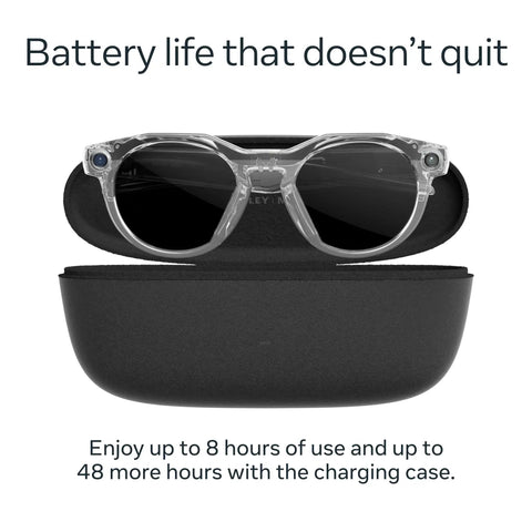 Straight Up Dope HSTN Smart AI Glasses With Camera Photo Video Clip Chill Music Playback Auto Transitioning Grey Lens Top Tier Wearable Tech Built For Men Who Love To Flex Anywhere