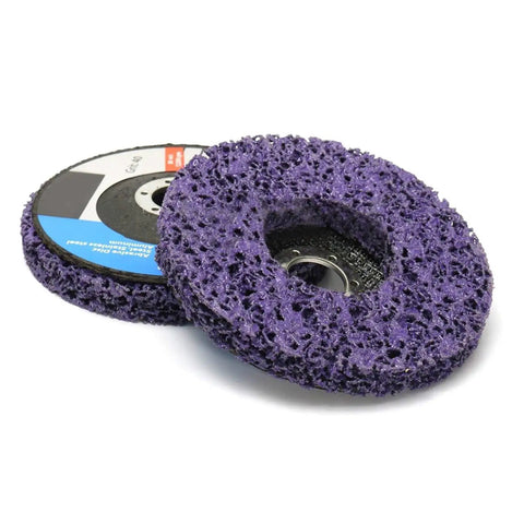 Heavy Duty Flap Disc Set For 125mm Orbital Sander And Angle Grinder, 6 Pack 5 Inch Abrasive Grinding Discs, close-up view