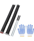 Heavy Duty Garage Door Torsion Spring Replacement Kit Super Smooth Opener Works Like A Charm For Homeowners Plus Steel Coil And Aluminum 2pc Set 218 X 2 Inch By 26 Inches, springs with rods and gloves