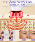 5 In 1 Body Sculpting Machine With Massage Cupping Red Light Therapy And Gua Sha For Body And Face Massager in use with before and after results