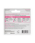 Back view of Clear Lash Adhesive For Strip Lashes And Lash Clusters packaging with application instructions and ingredients list.