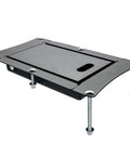 Recessed Motorcycle Wheel Chock for Trailers, Heavy Duty Powder Coated Steel Construction, Keeps Your Ride Locked In During Transit, Fits Most Tires Up to 6.25 Inches Wide, Simple Install on 16 Inch Cross Member Spacing