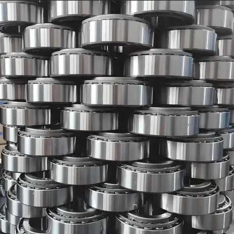 Stack of Beefy 3767/3720 Tapered Roller Bearing Sets featuring precision GCr15 steel, showcasing 52.388mm bore and 93.264mm outer diameter.
