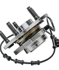 Side view of Pair Front Wheel Bearing Hubs Assembly For Dodge Ram 1500 2002-2005 With ABS 5-Lug, showing hub and ABS sensor cable.