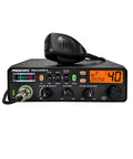 Richard II 10 Meter Amateur Radio for Truck Install 28 to 29.7 MHz, OEM Size Fit, with display showing frequency and microphone 