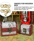 Gold Retro Mini Metal Hasp Decor DIY Kit For Wood Boxes And Suitcases, latch on decorative wood boxes