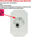 5 Pack Siding Mounting Blocks With Built In Electrical Box For Half Inch Vinyl Siding White Exterior Mounting Plate Kit