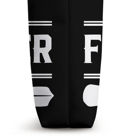 Side view of Dragon Boat Paddler Tote Bag For Dragonboat Racing Teams And Festivals Durable Carryall With Comfortable Straps