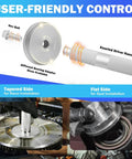Car Bearing Press Kit With 9 Size Adapters And Seal Driver For Damage Free Wheel Bearing Installations Pro Grade Race And Seal Driver Set Anti Slip Knurling Handle Essential Seals Installer Kit showing components and installation examples