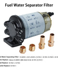 Fuel Filter Water Separator Direct Fit Replacement For Marine Outboard Mercury with brass fittings and replacement parts