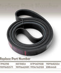 Ultimate 7PK2118 Serpentine Drive Belt For Toyota Tacoma Tundra V6 And Range Rover W12 Engine Replacement K070834 shown coiled.
