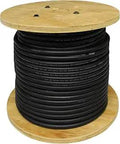 100 Foot Three Eighths Inch ID Push On And Lock Hose Built Tough With Reinforced Nitrile For Real Life Use, shown on wooden reel