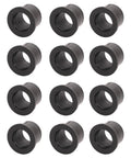 Black bushings for Front A Arm Bushing Seal Caps Bolts And Nut Shaft Collars Upper And Lower Rebuild Kit For Yamaha Banshee YFZ350
